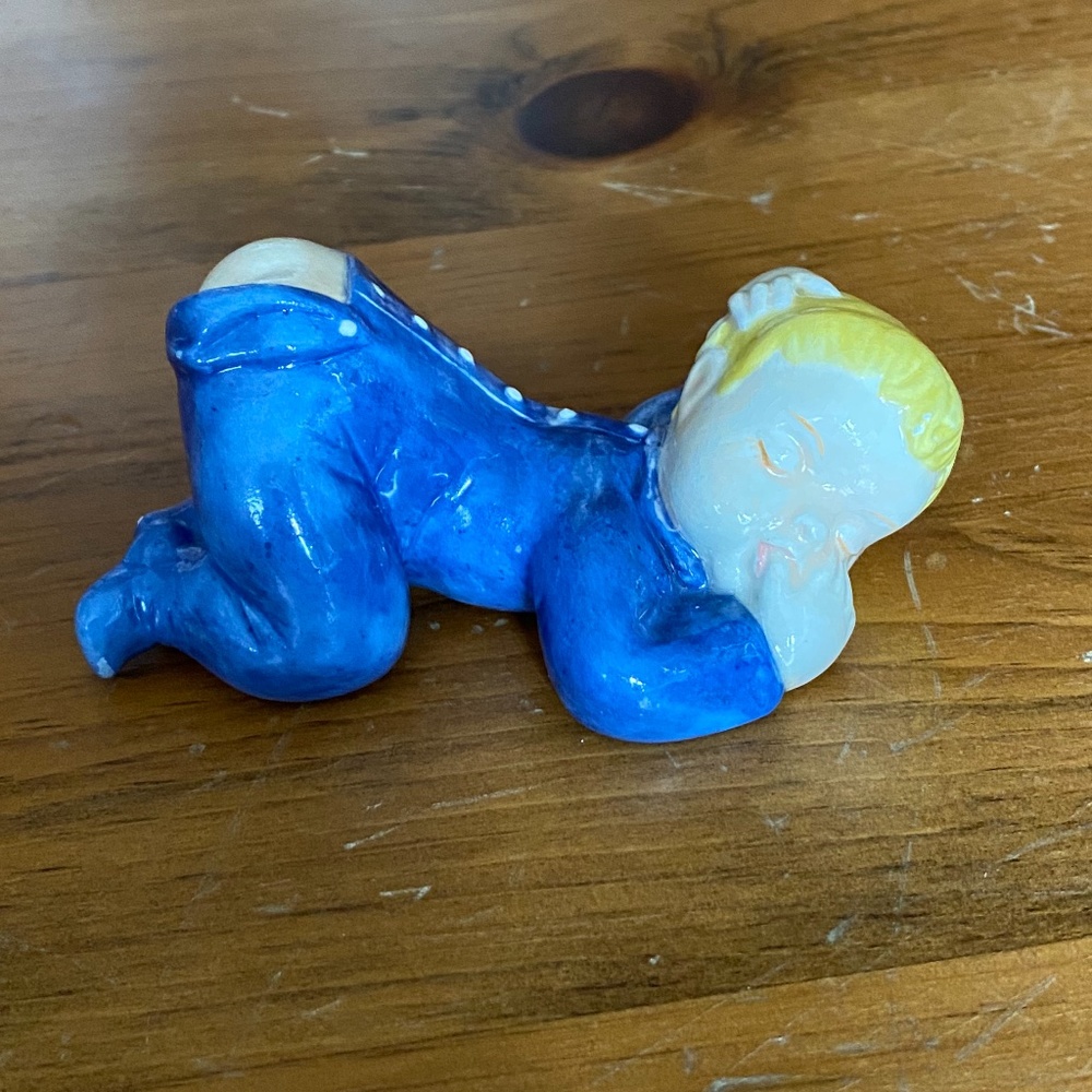 Sleeping Bare Bottom Baby Figurine